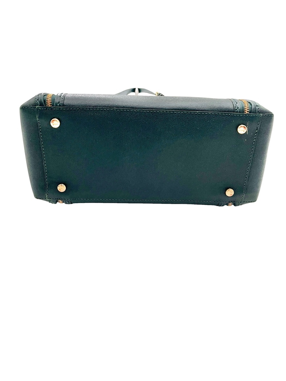 Henri Bendel A List Satchel Limited Edition Teal Green Leather NWOT - Picture 7 of 14